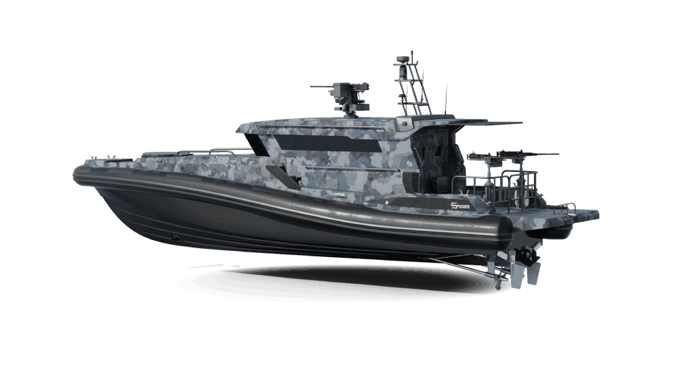 Shadow MILITARY 47 Inboard Series Side View